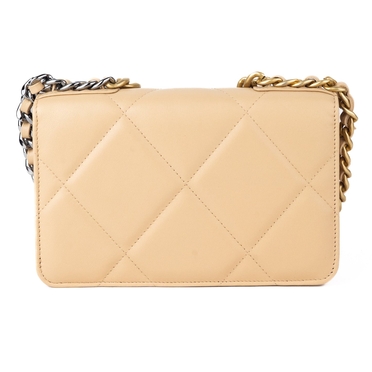 Chanel Lambskin Quilted 19 Wallet on Chain
