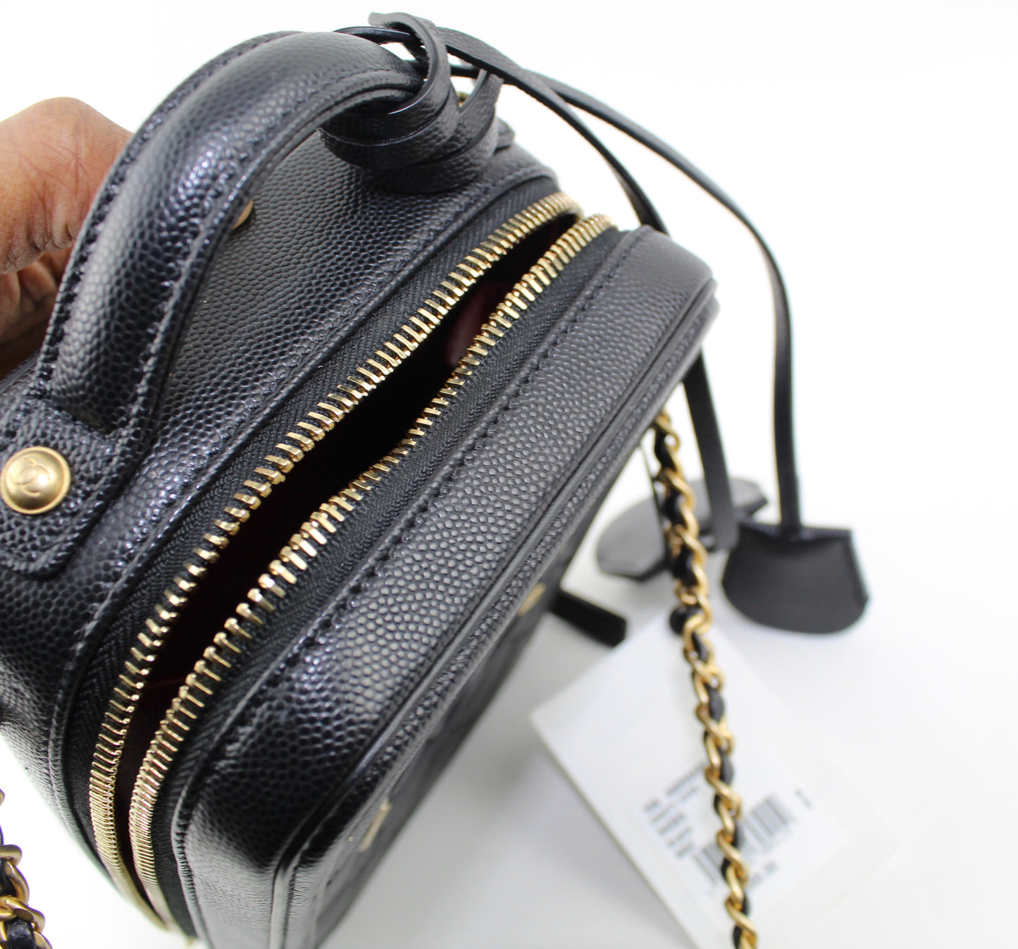 CHANEL BLACK VANITY CASE