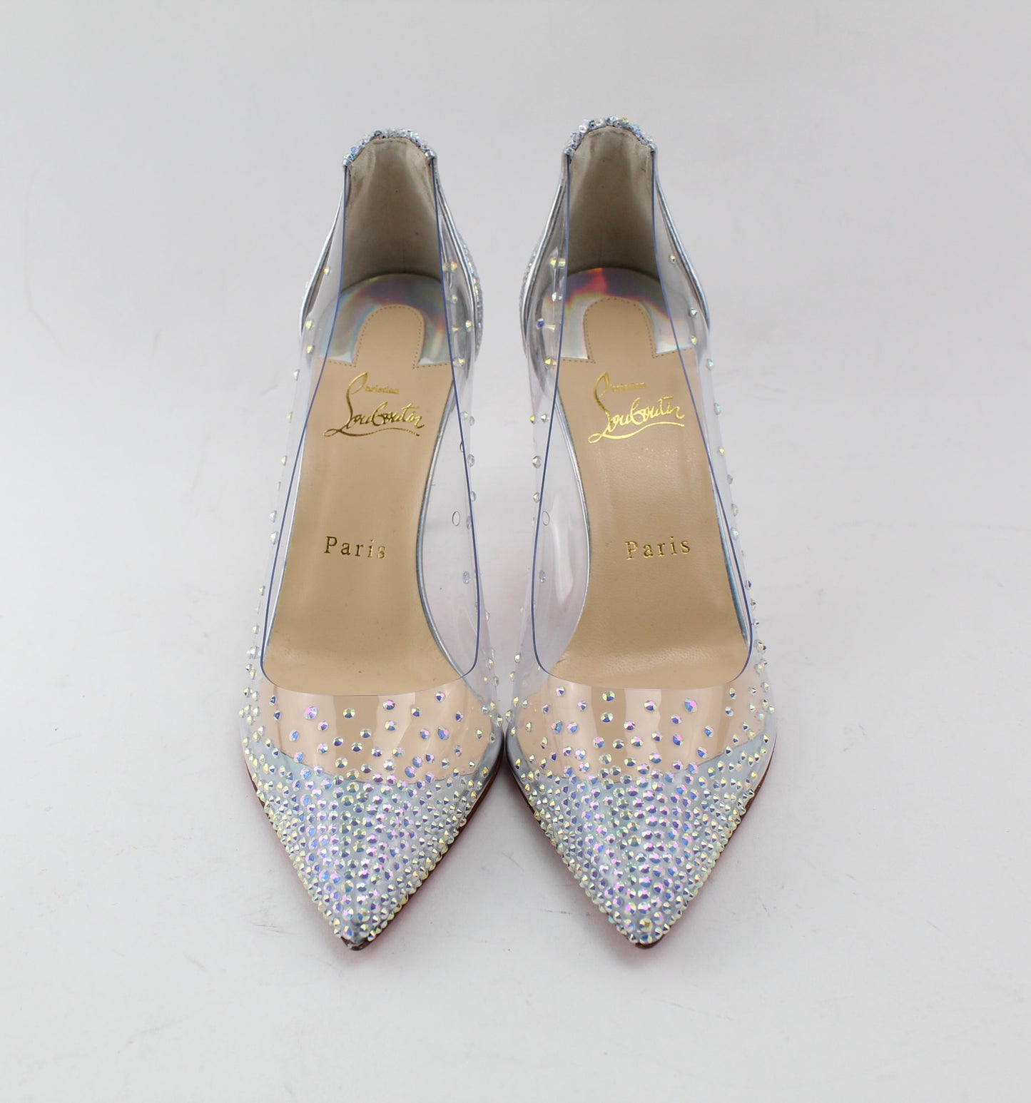 CHRISTIAN LOUBOUTIN DEGRASTRASS PVC 85 MM SIZE 39