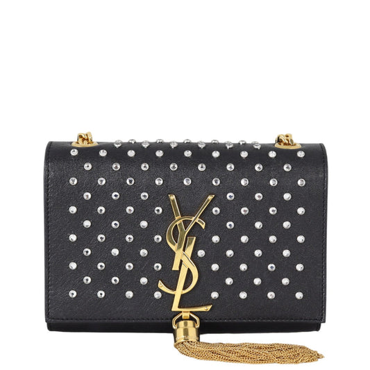 Saint Laurent Kate Tassel Chain Bag Small Studded