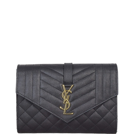 Saint Laurent Monogram Mix Matelasse Pouch