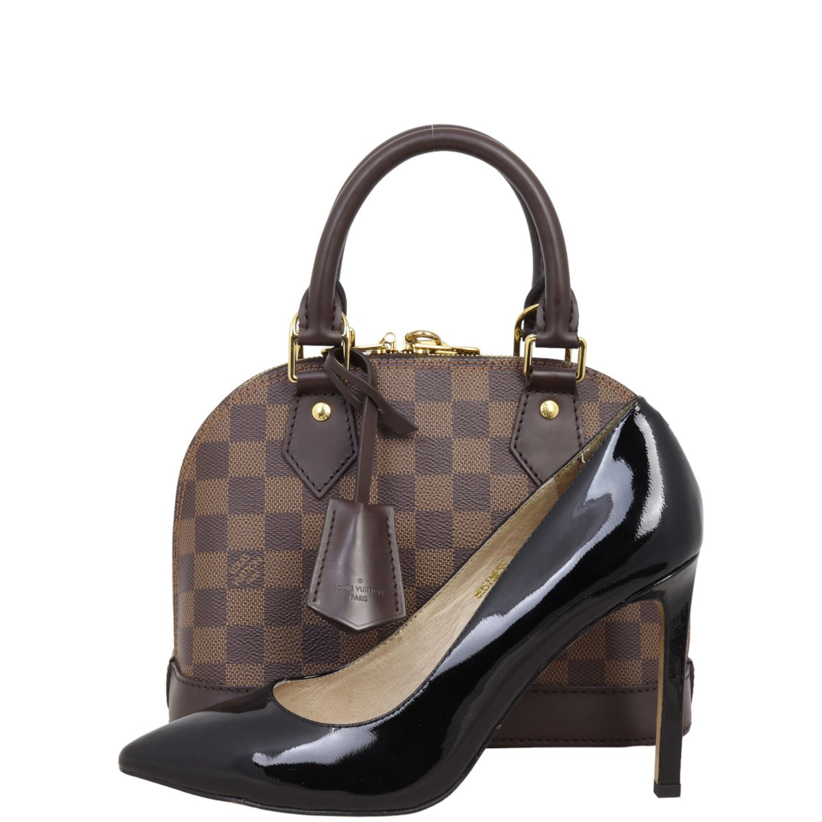 Louis Vuitton Alma BB Damier Ebene | G Padlock