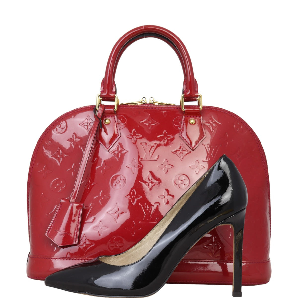Louis Vuitton Alma PM Monogram Vernis | Raspberry