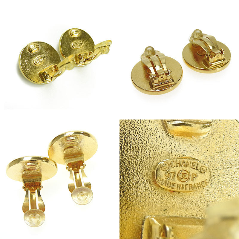 CHANEL Earring Gold Plated gold Women