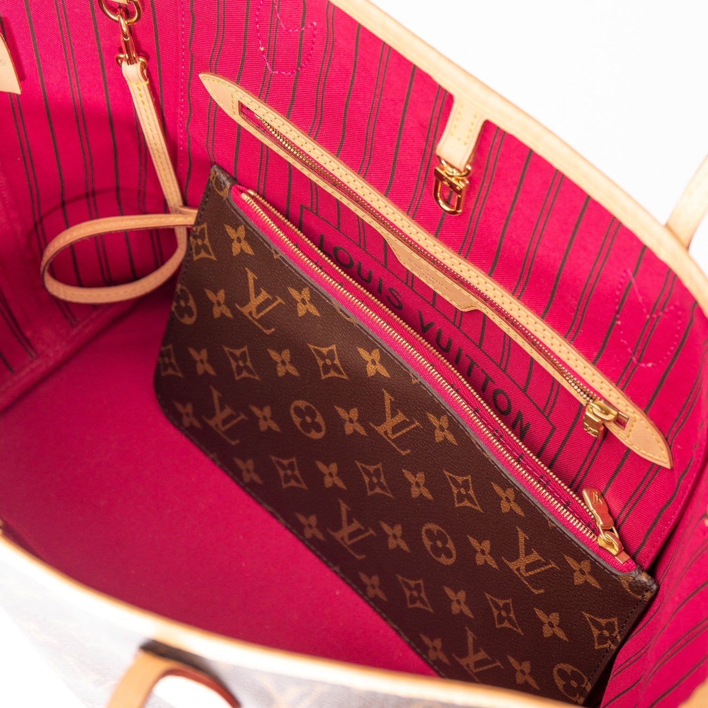 Louis Vuitton Monogram Neverfull MM with Pouch