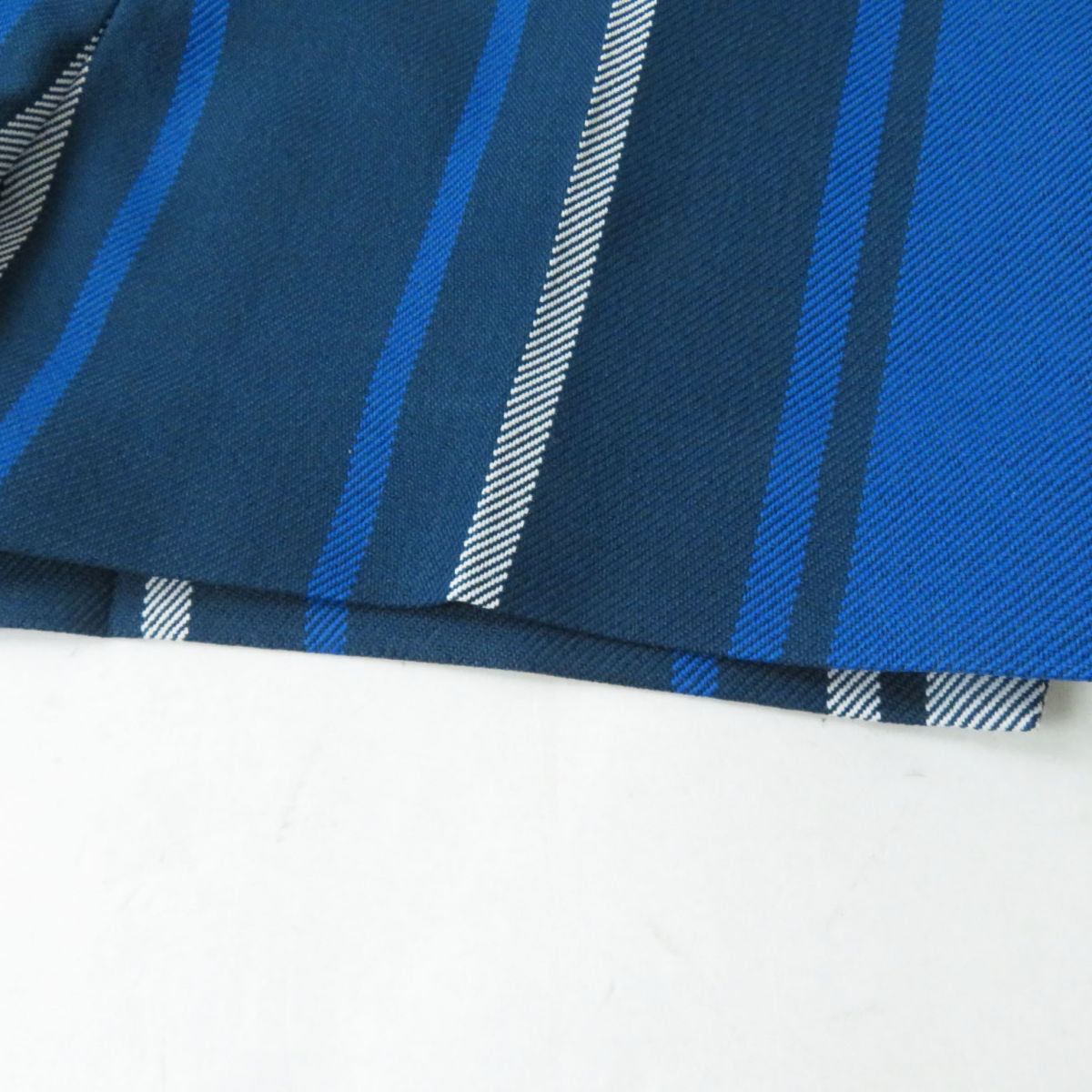 LOUIS VUITTON Pants Outer: 100% polyester, Lining: 60% rayon, Lining: 35% cupra, Lining: 5% polyurethane Blue type Stripe Pattern Women 38