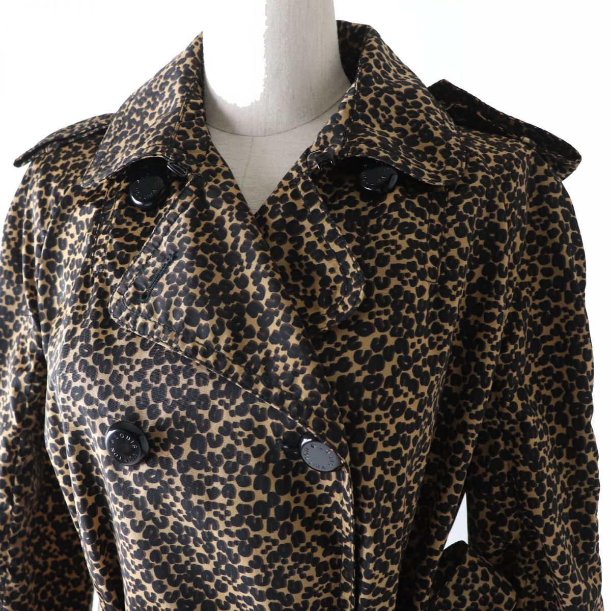 LOUIS VUITTON trench coat Image reference Brown type Leopard Pattern Women