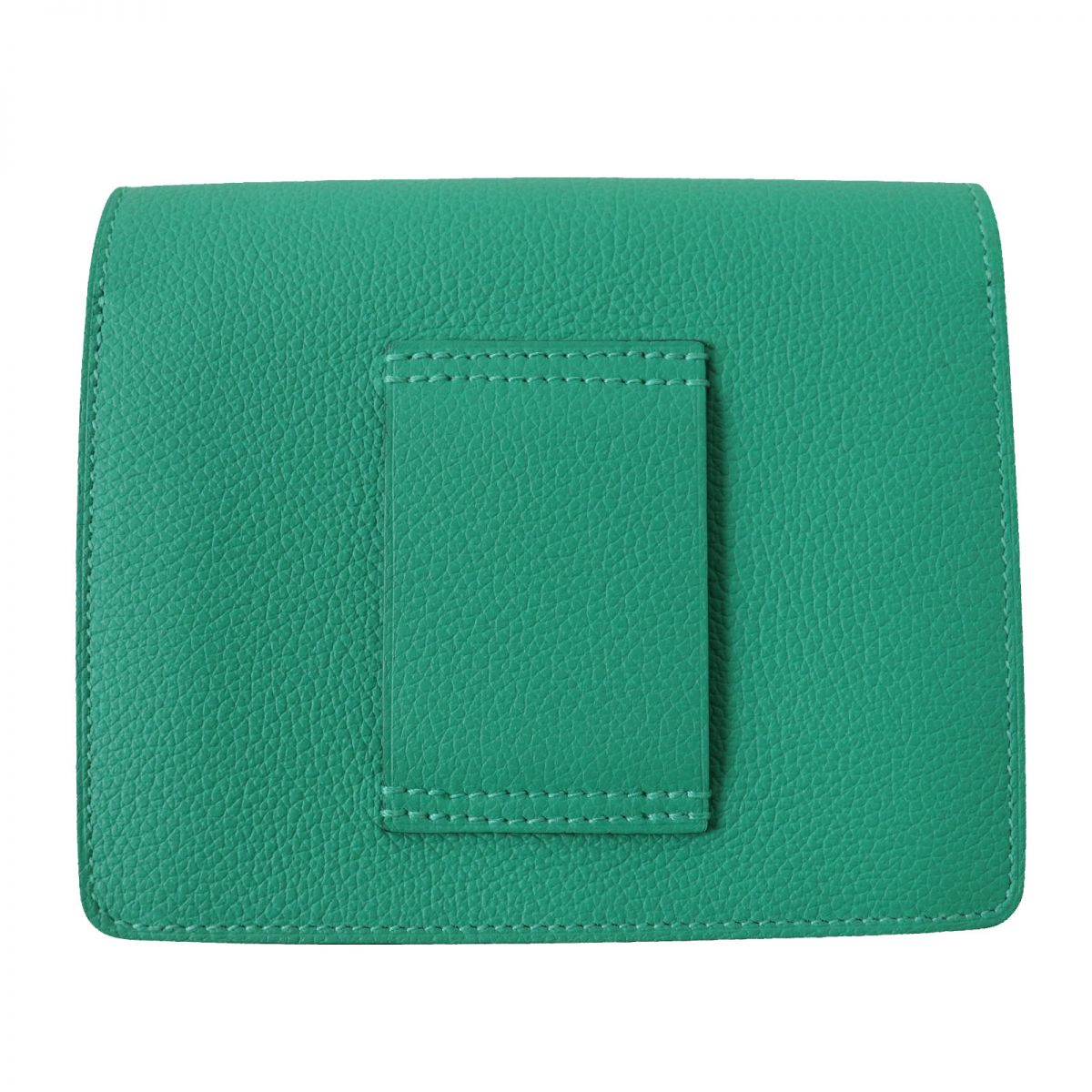 HERMES Coin case Main: Leather, Main: Evercolor mint Ruri Women