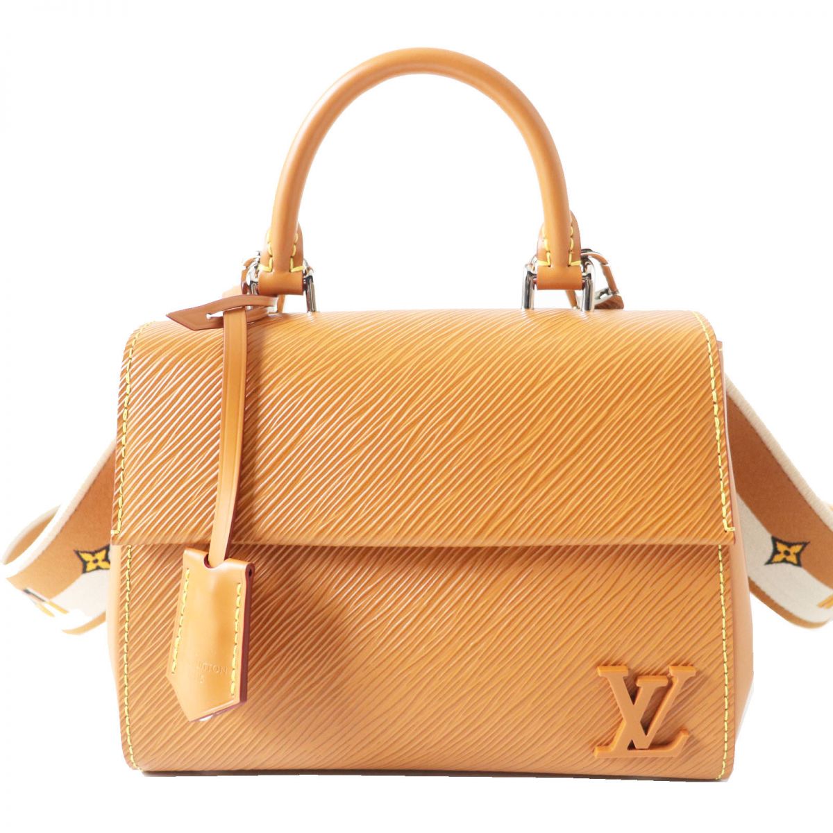 LOUIS VUITTON Shoulder Bag M54168 Epi Leather golden honey Cluny BB
