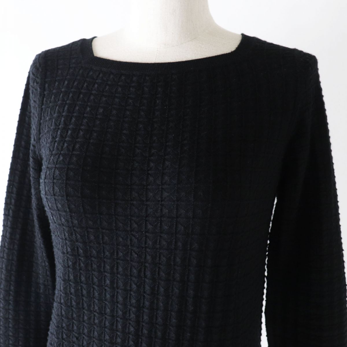 HERMES knit Image reference black Women 34