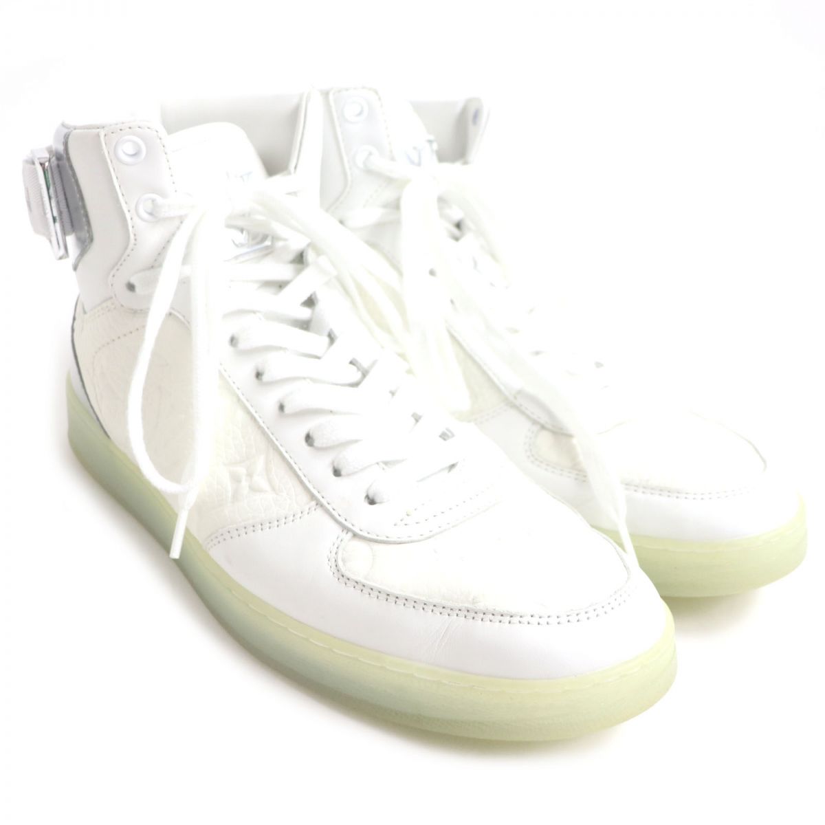 LOUIS VUITTON sneakers Main: Leather white mens 7