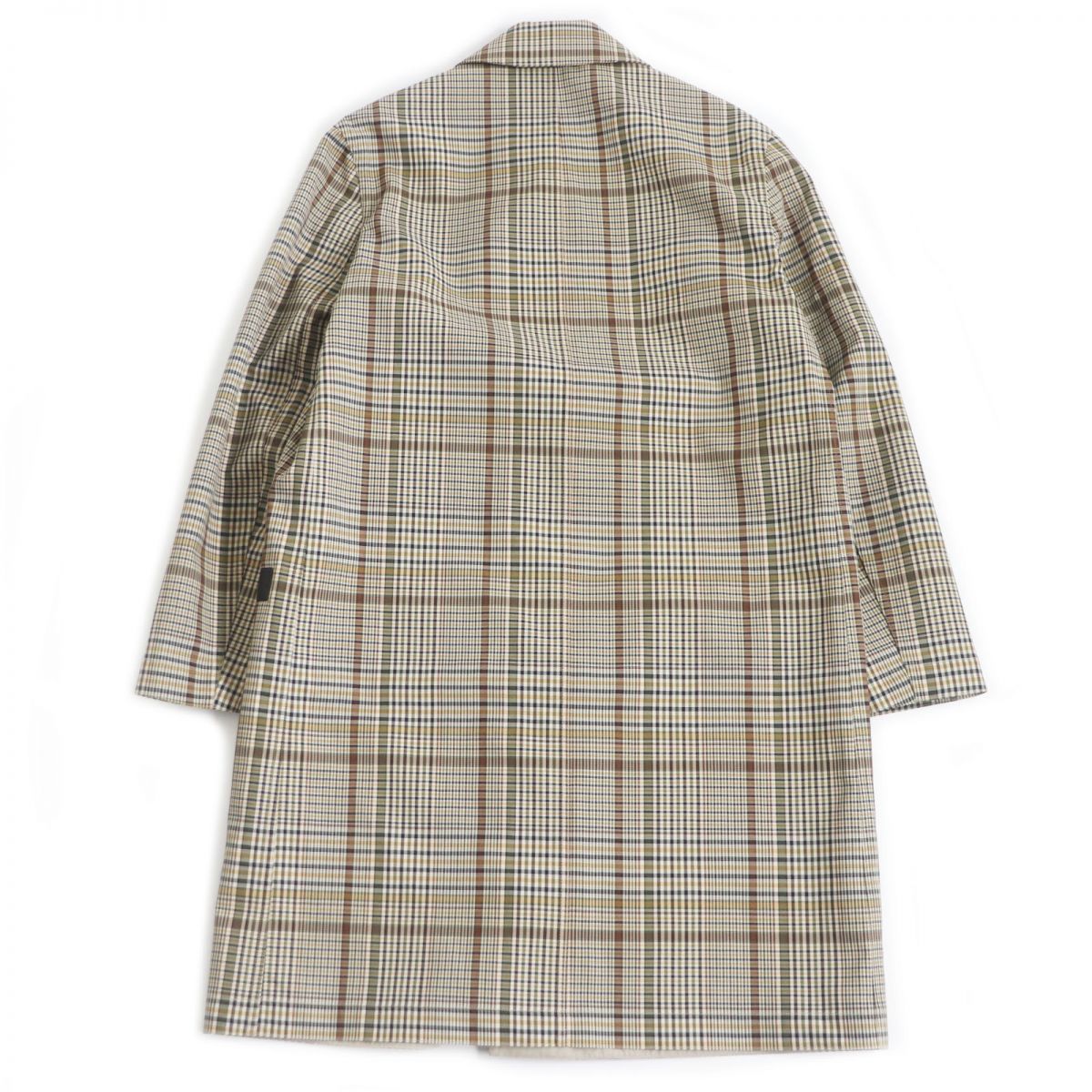 HERMES Stainless collar coat Outer: 100% wool, Lining: 100% cotton, Part: 100% sheepskin Brown type mens 44