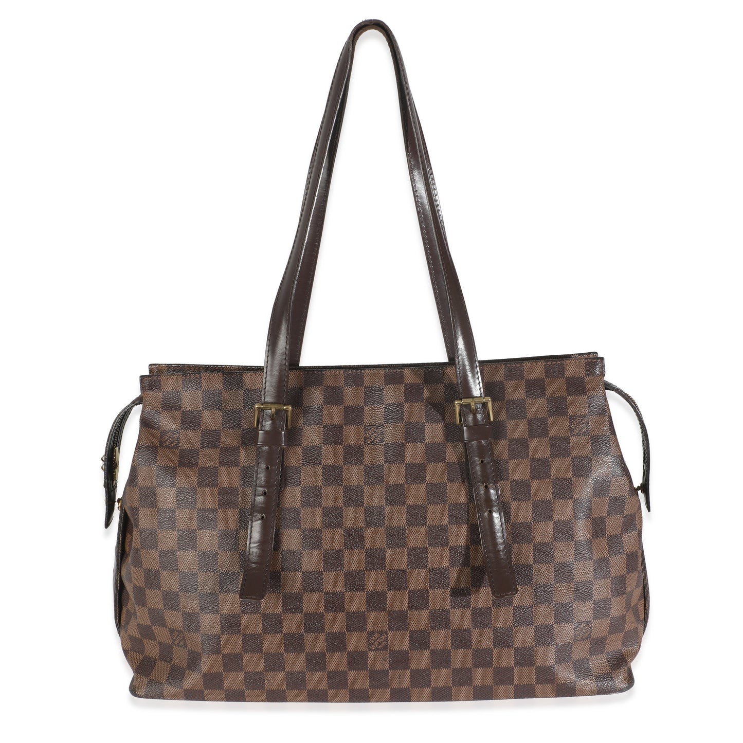Louis Vuitton Damier Ebene Canvas Chelsea Zip Tote