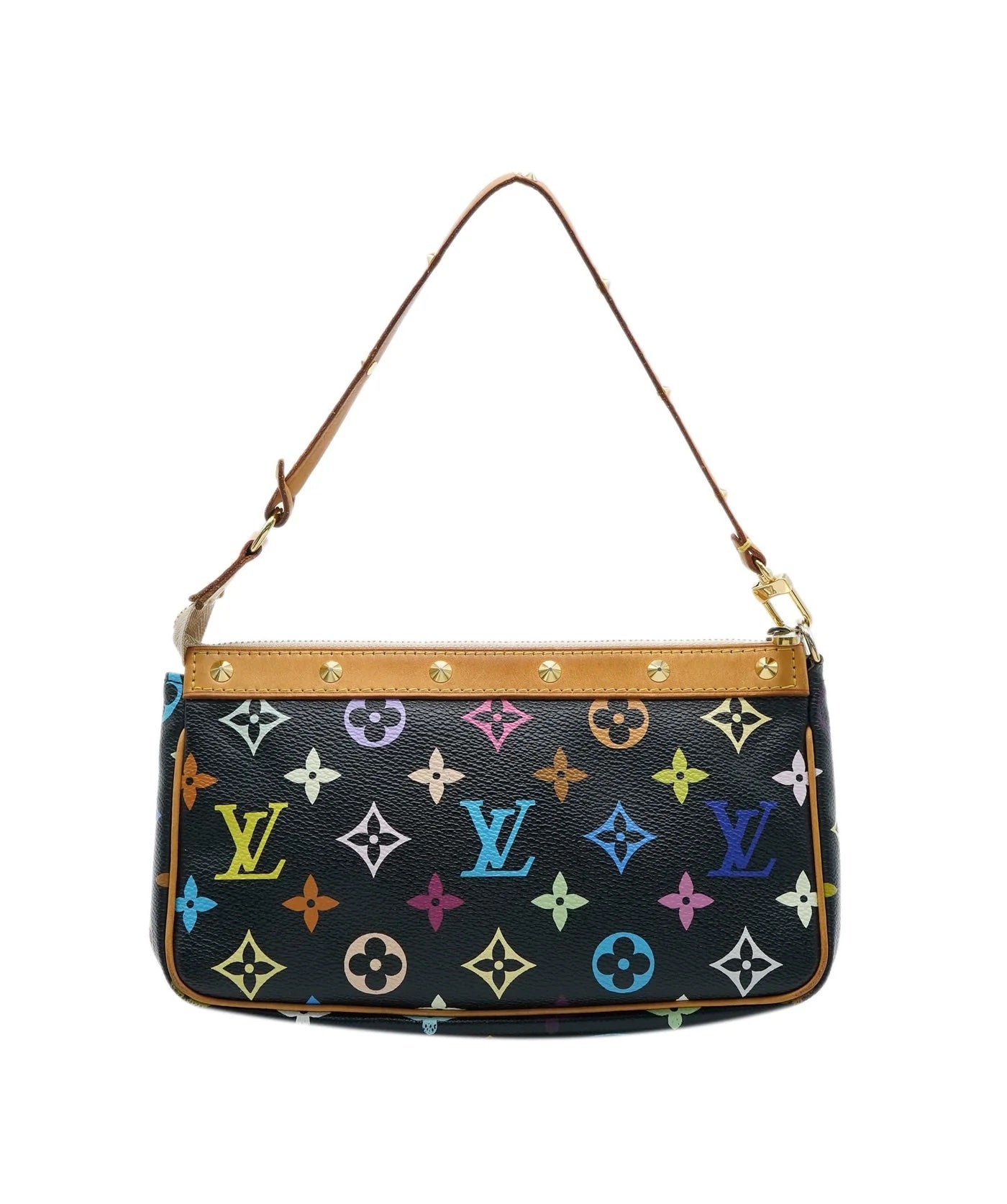Louis Vuitton x Takashi Murakami Multicolore Monogram Canvas Pochette Accessorie