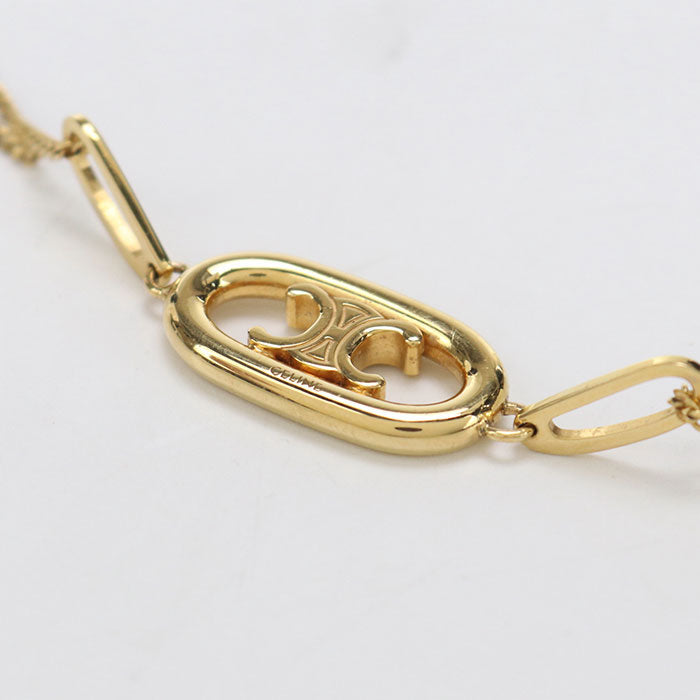 CELINE 46S896BRA Triomphe Necklace metal gold Women