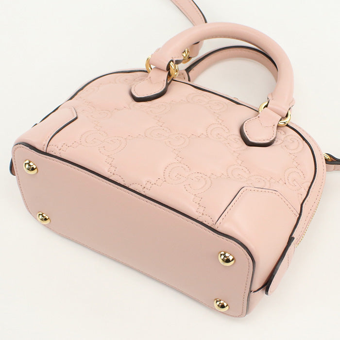 GUCCI 727793 UM8HG 5941 Handbag GG matelasse 2WAY handbag leather pink Women