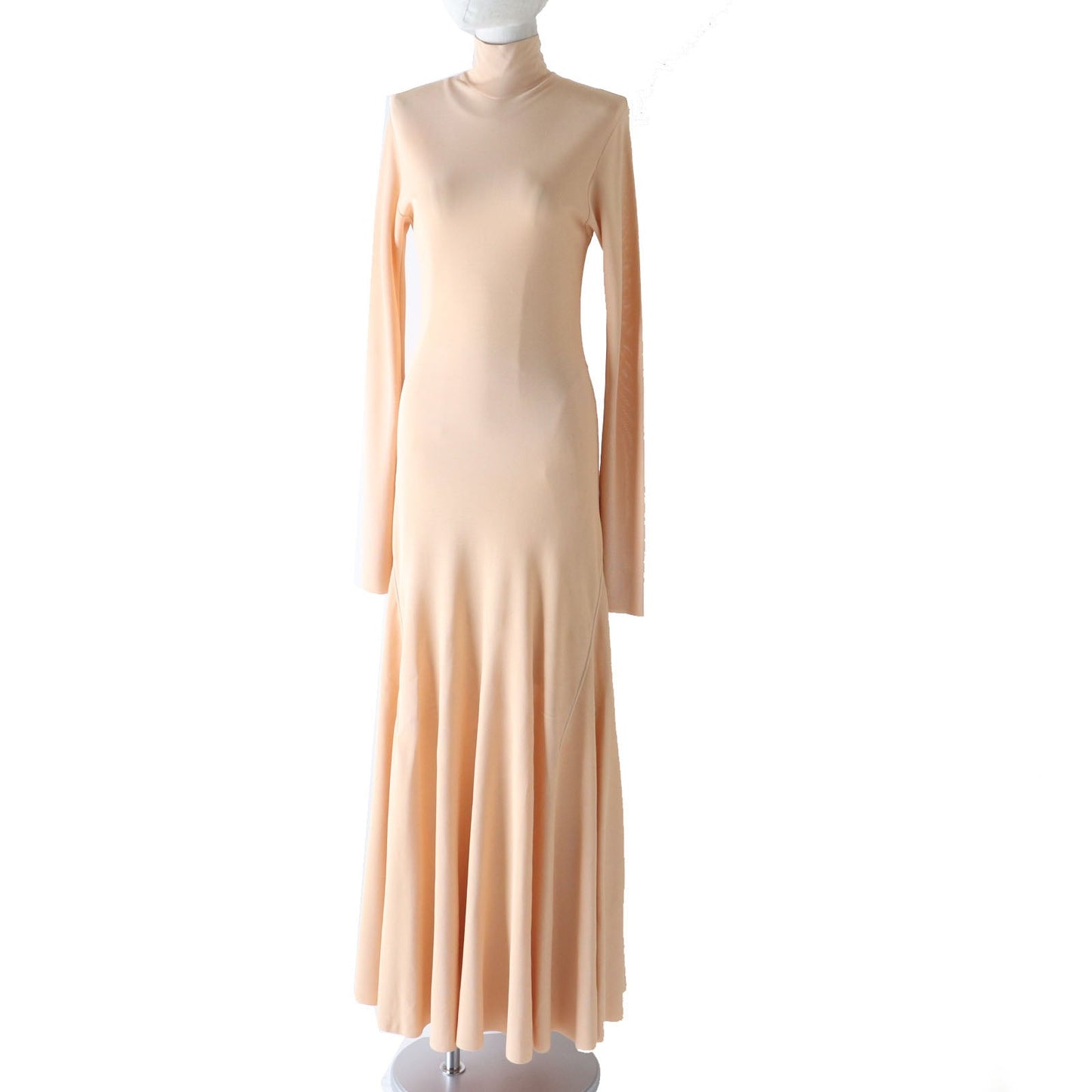 BOTTEGAVENETA dress 640079 Body: 100% rayon; Petticoat: 94% silk, 6% polyurethane salmon pink Women S