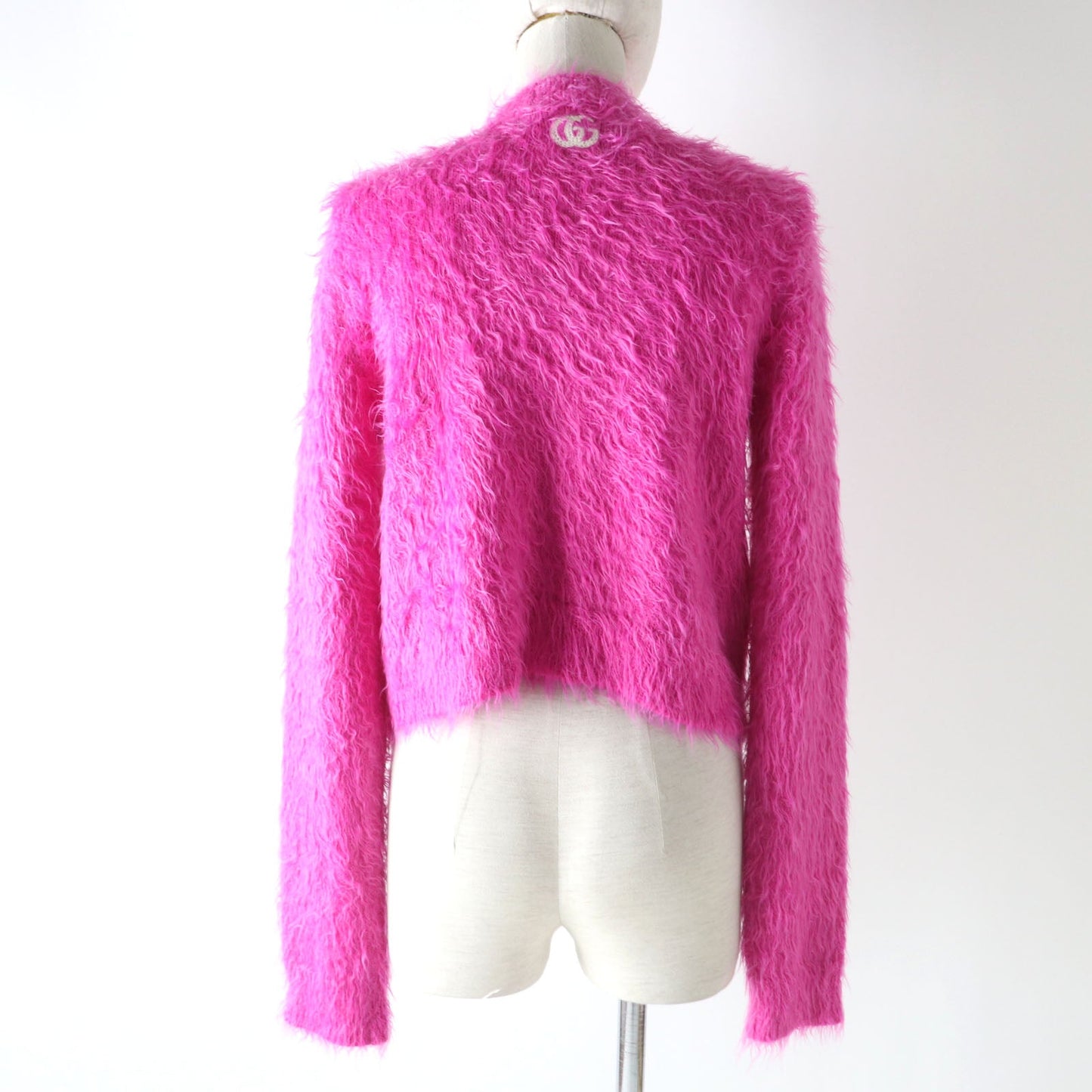 GUCCI cardigan 697578 Main: 80% nylon, Main: 20% wool pink Women S