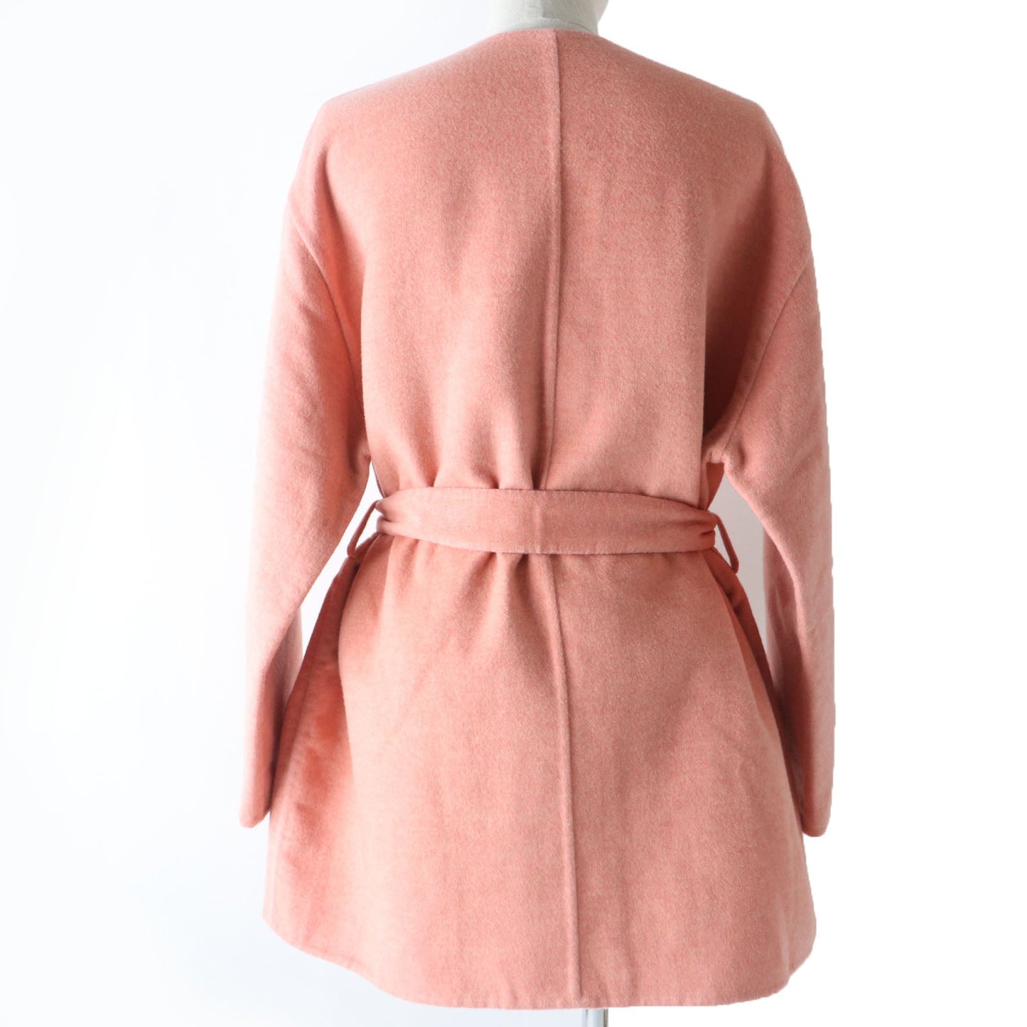 HERMES coat Main: 100% cashmere pink Women 40