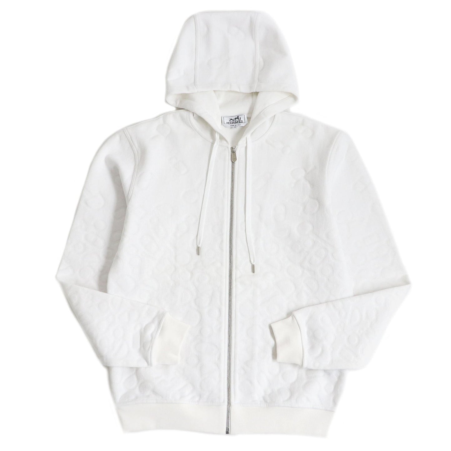 HERMES Hoodie Main: 72% polyamide, 26% cotton, 2% elastane. Parts: 100% cotton. Rib: 90% cotton, 10% elastane. Bron Maillons en Boucle Aero mens XS