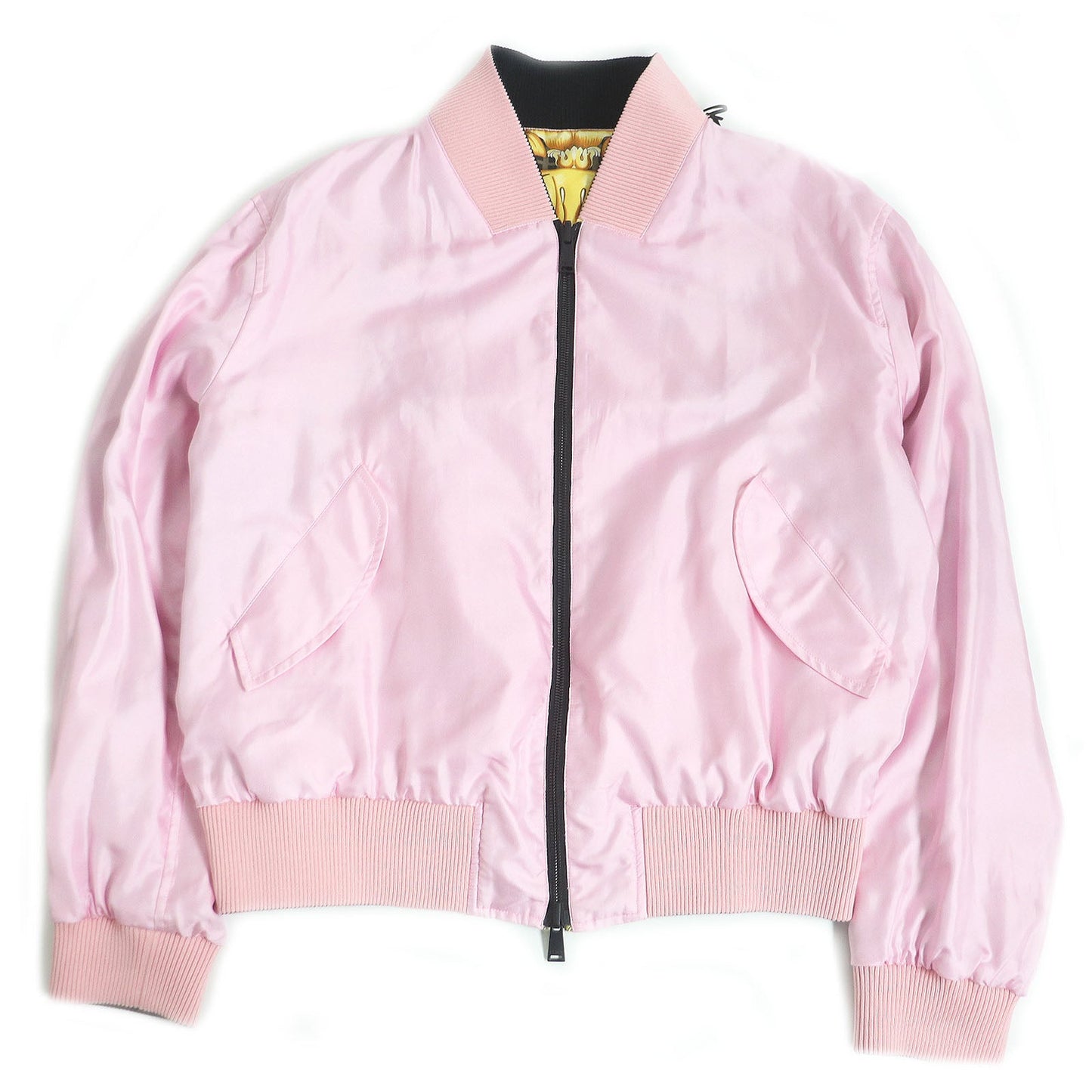 FENDI Blouson FW1091 Main: 100% silk, part: 90% cotton, part: 8% nylon, part: 2% elastane (polyurethane) Pink type mens 48