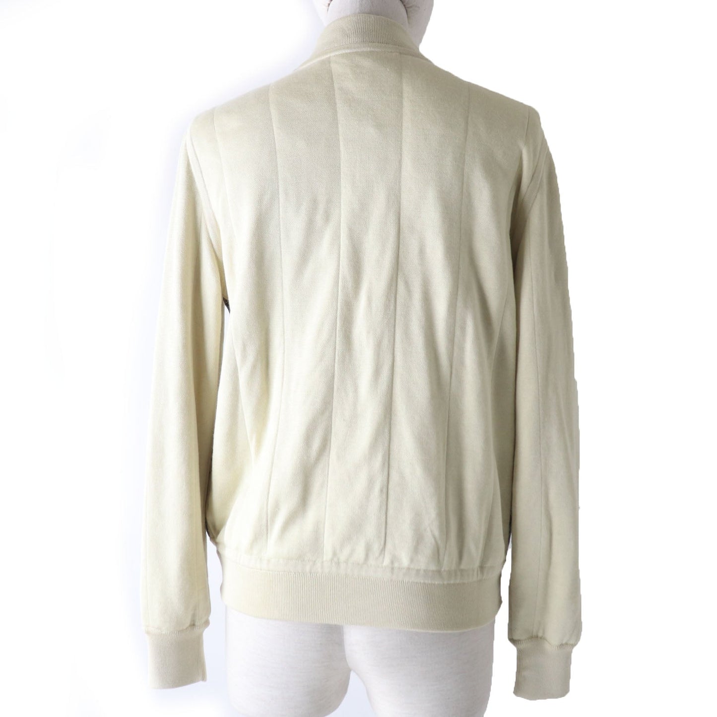 HERMES Nylon jacket Main: 100% silk, Main: 80% silk, Main: 14% cashmere, Main: 6% polyester, Part: 100% rayon, Filling: 100% polyester beige Women 34