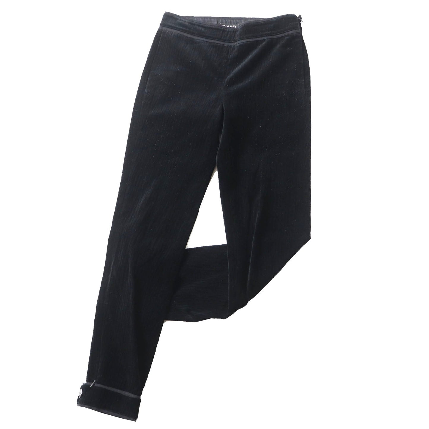 CHANEL Pants P44709 Main: 99% cotton, Main: 1% elastane (polyurethane) black Women 34