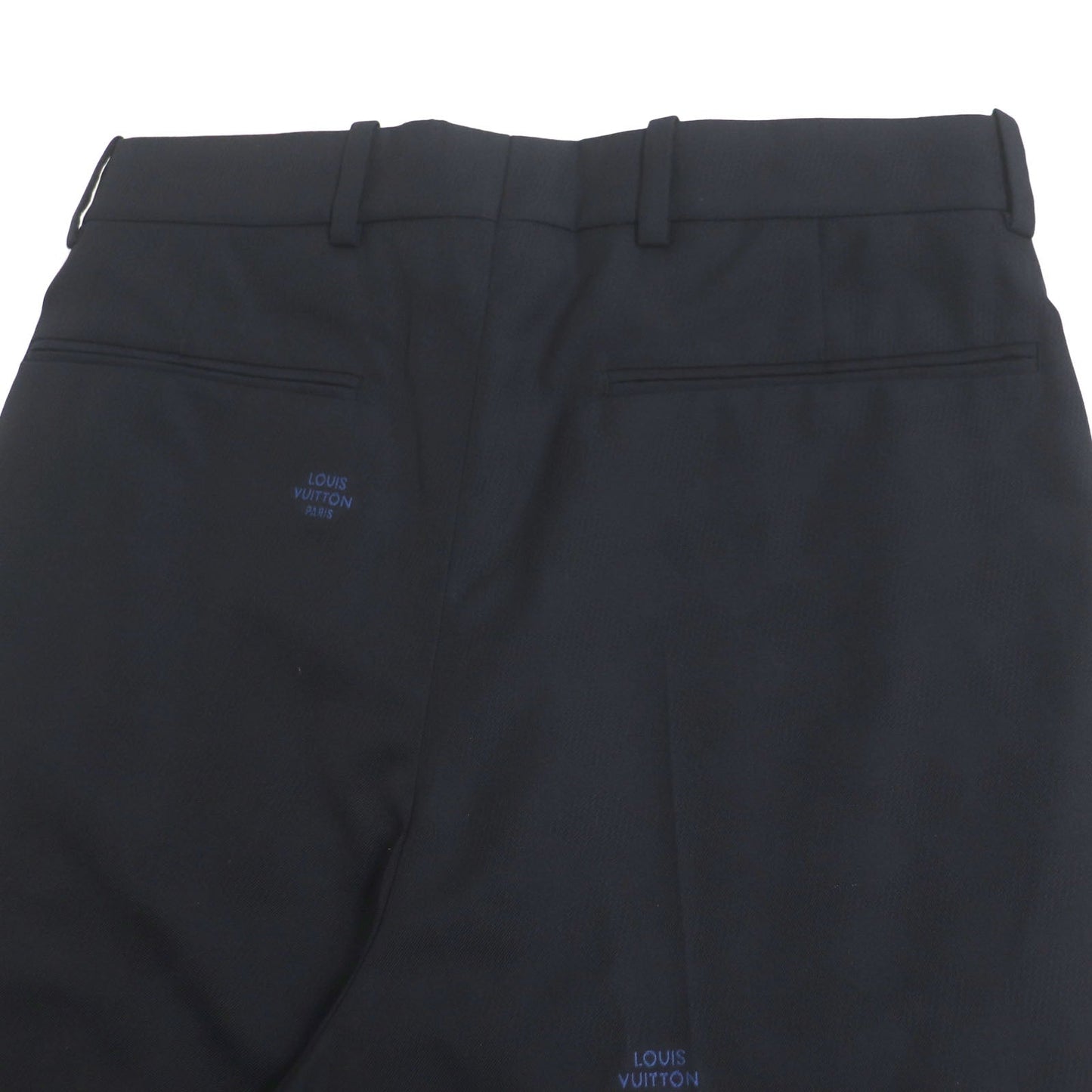 LOUIS VUITTON Shorts Outer: 57% wool, Outer: 43% cotton, Lining: 100% cotton Navy mens 36