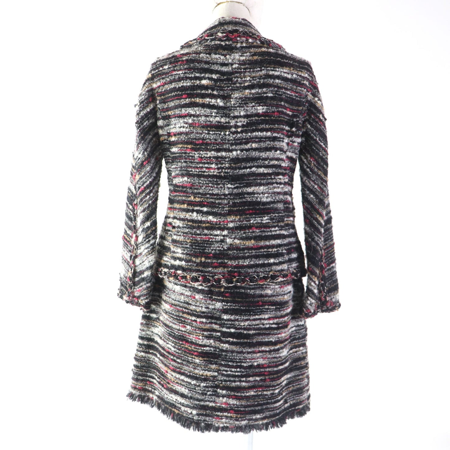 CHANEL setup P41820Ã¯Â¿Â½EP41816 Outer material: 35% wool, Outer material: 32% cotton, Outer material: 19% alpaca, Outer material: 9% nylon, Outer material: 5% acrylic, Lining: 100% silk multicolor Women 38