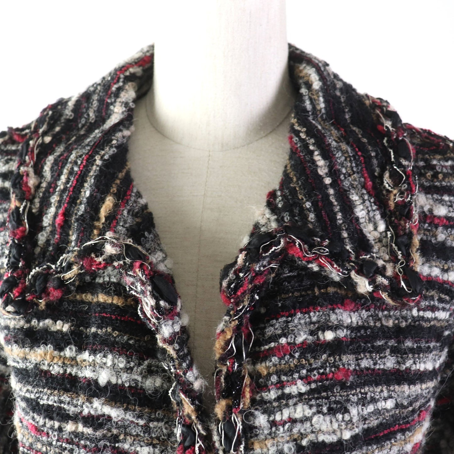 CHANEL setup P41820Ã¯Â¿Â½EP41816 Outer material: 35% wool, Outer material: 32% cotton, Outer material: 19% alpaca, Outer material: 9% nylon, Outer material: 5% acrylic, Lining: 100% silk multicolor Women 38