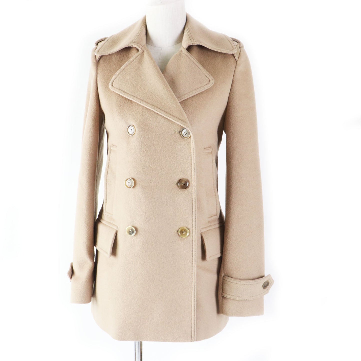 GUCCI coat 325072 Outer: 100% wool, Lining: 100% rayon beige Women 36