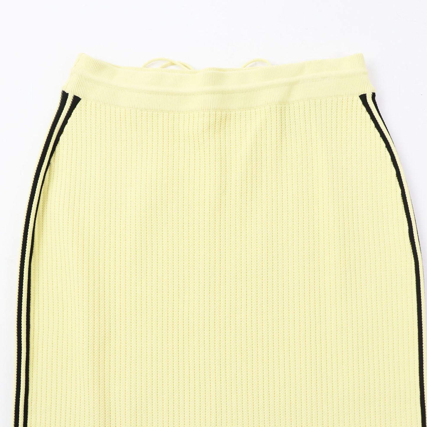 GUCCI Long skirt 697710 Outer material: 54% rayon, Outer material: 27% polyester, Outer material: 2% polyurethane, Part: 100% polyester Yellow black Women L (175/74Y)