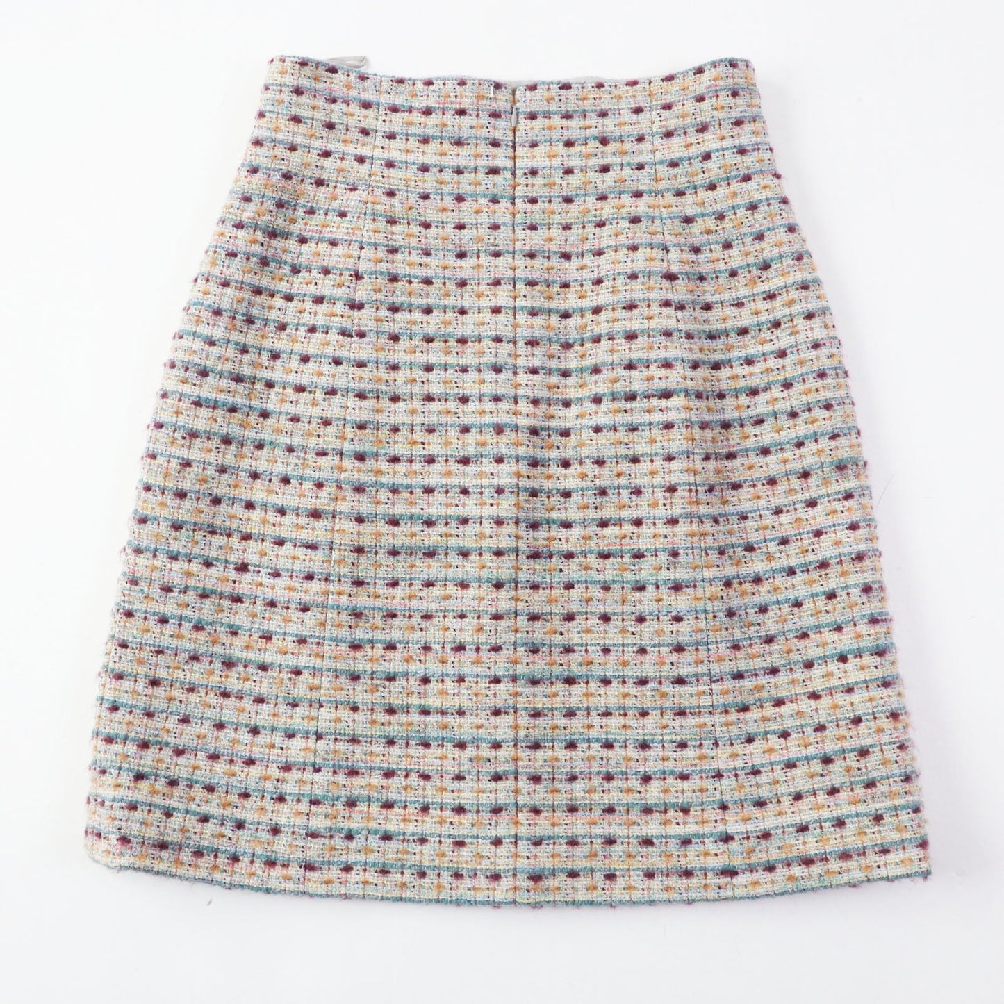 CHANEL Long skirt P59073 Outer: 51% wool, Outer: 18% rayon, Outer: 15% polyamide (nylon), Outer: 5% mohair, Outer: 5% alpaca, Outer: 4% polyester, 2% acrylic, Lining: 100% silk Multi Women 44