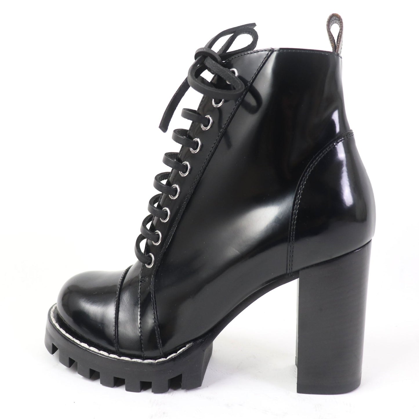 LOUIS VUITTON short boots Main: Patent black Star Trail Line Women 36
