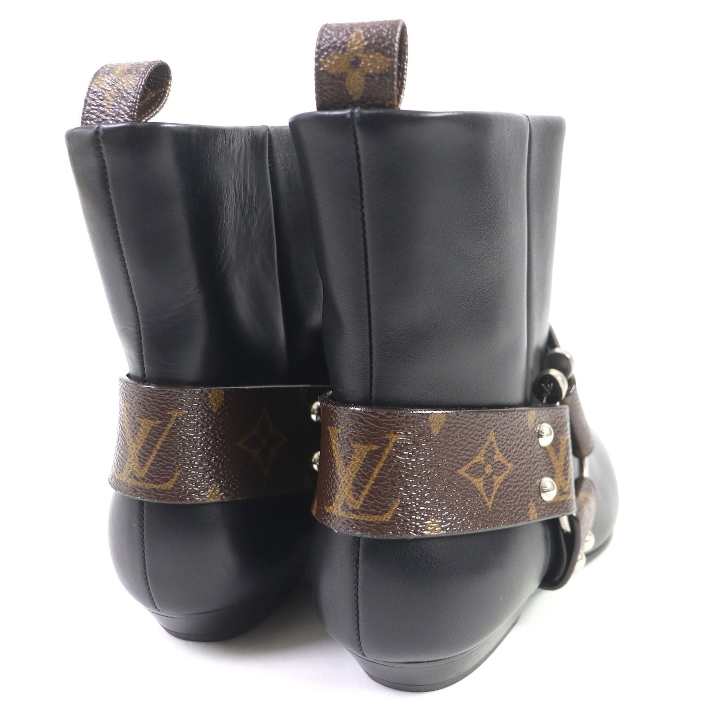 LOUIS VUITTON Ankle boots Main: Leather black Rhapsody line Women 36