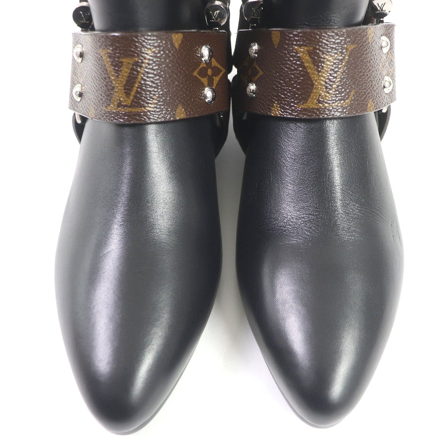 LOUIS VUITTON Ankle boots Main: Leather black Rhapsody line Women 36