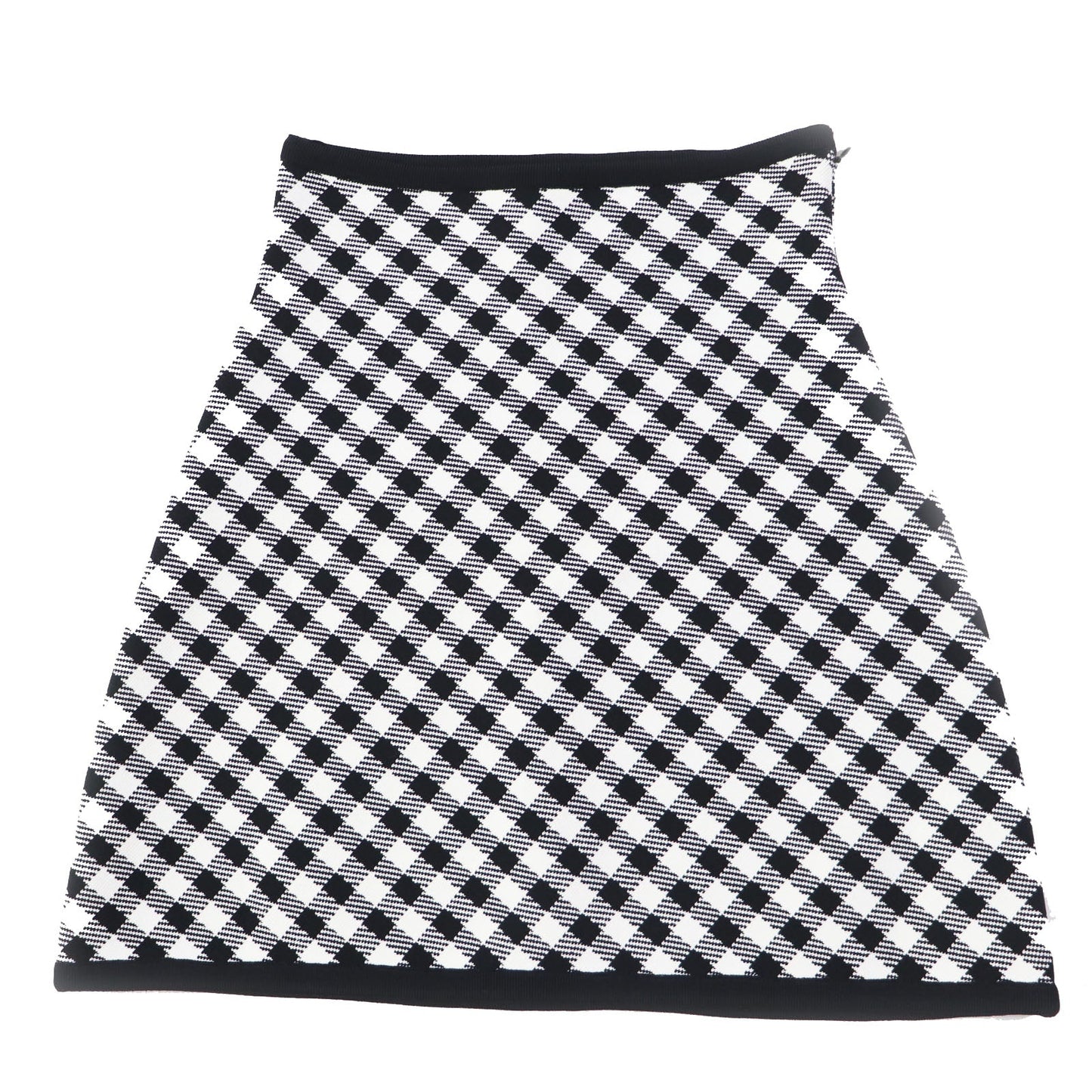 Christian Dior flare skirt 254J18AM514 Main: 84% rayon, 15% nylon, 1% polyurethane Black White Women 38