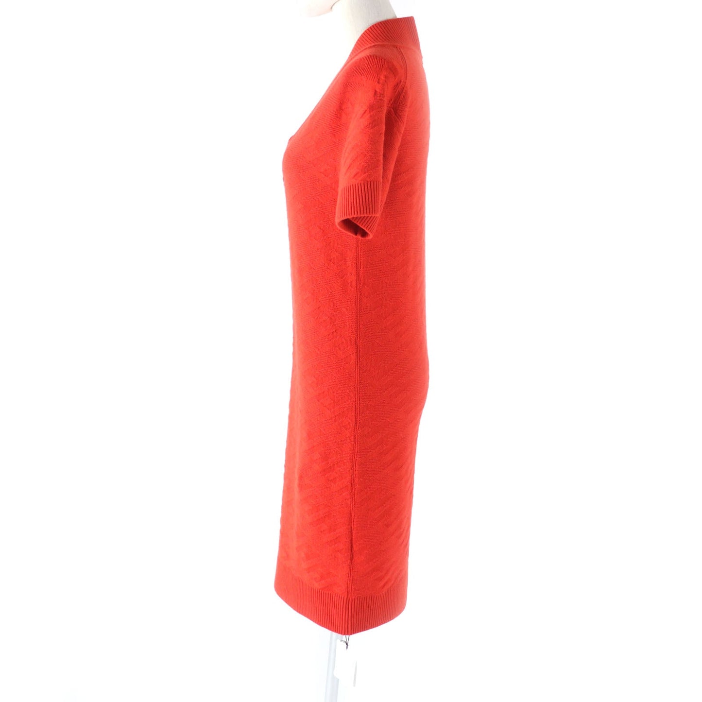 HERMES one piece 2E2501DE Main: 100% wool, part: 95% wool, part: 5% nylon Orange Women S