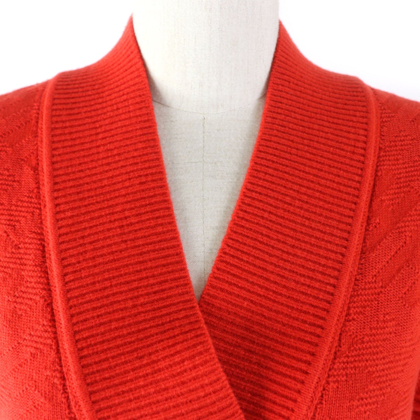 HERMES one piece 2E2501DE Main: 100% wool, part: 95% wool, part: 5% nylon Orange Women S