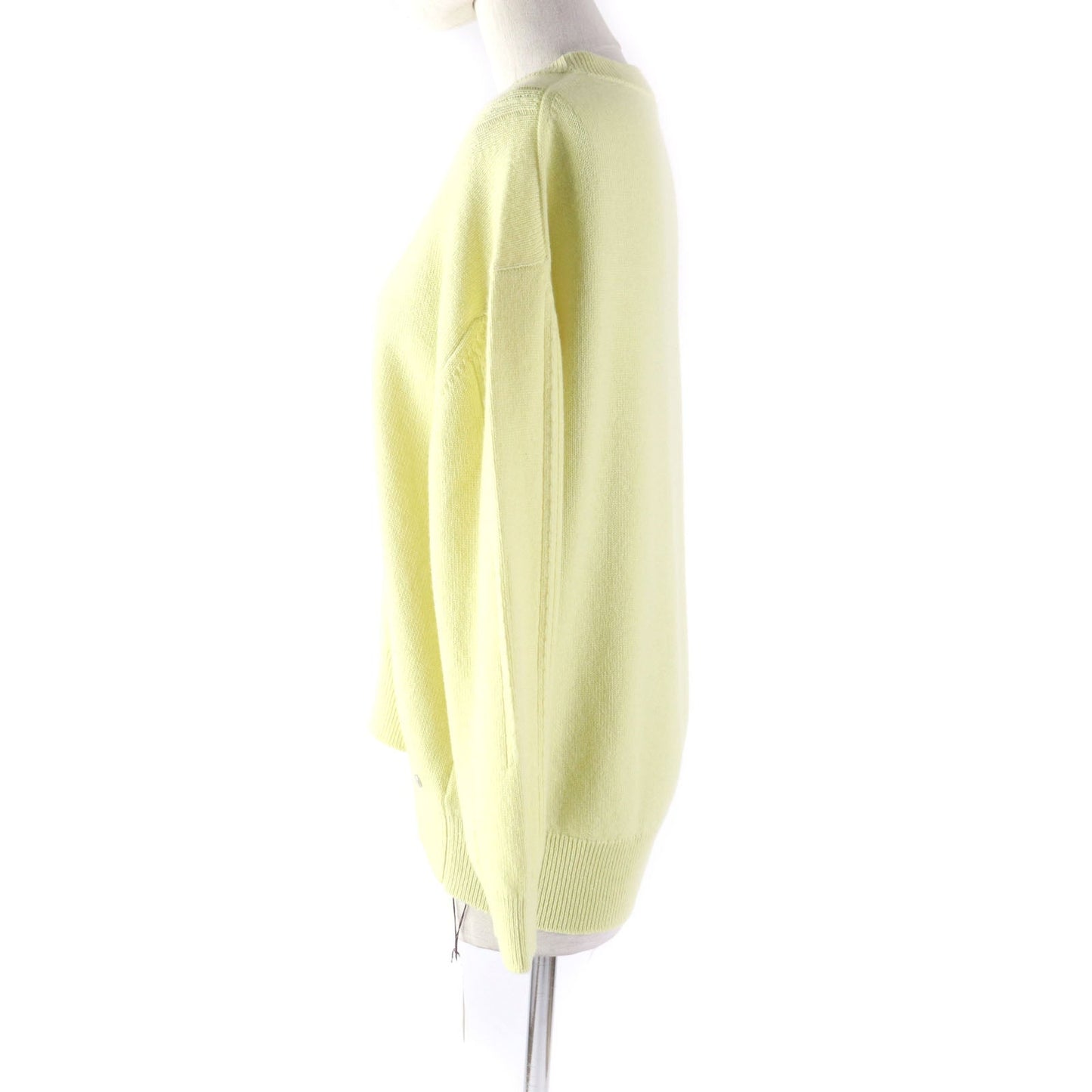 HERMES knit 2H2603D1 Main: 100% cashmere yellow Women 38