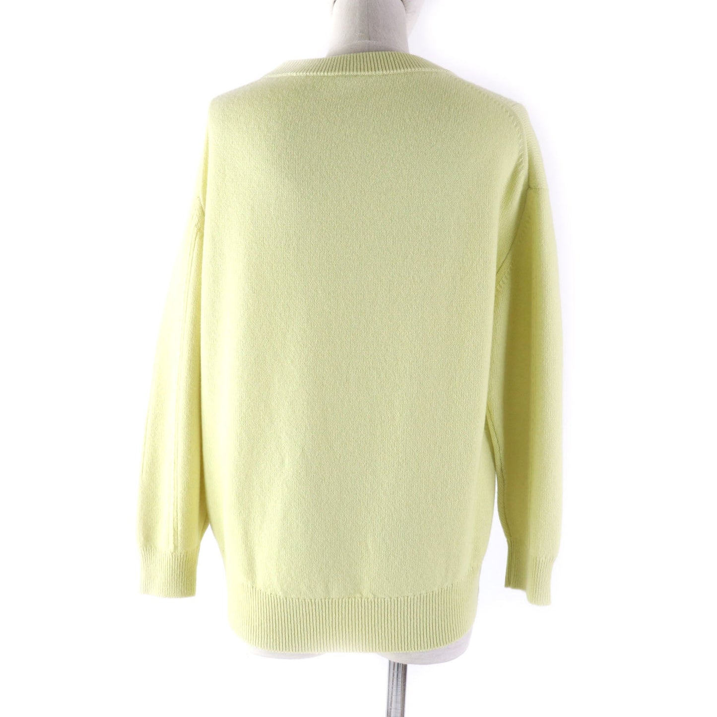 HERMES knit 2H2603D1 Main: 100% cashmere yellow Women 38