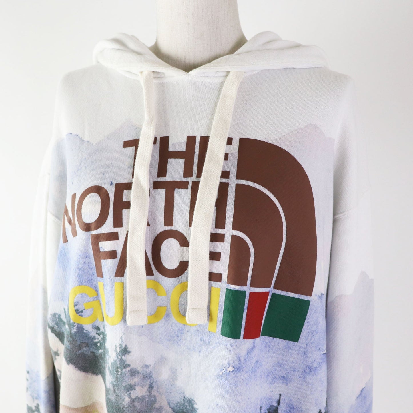 GUCCI Hoodie 672474 Main: 100% cotton Multi Trail Print sweatshirt Trail Print mens(Unisex) S