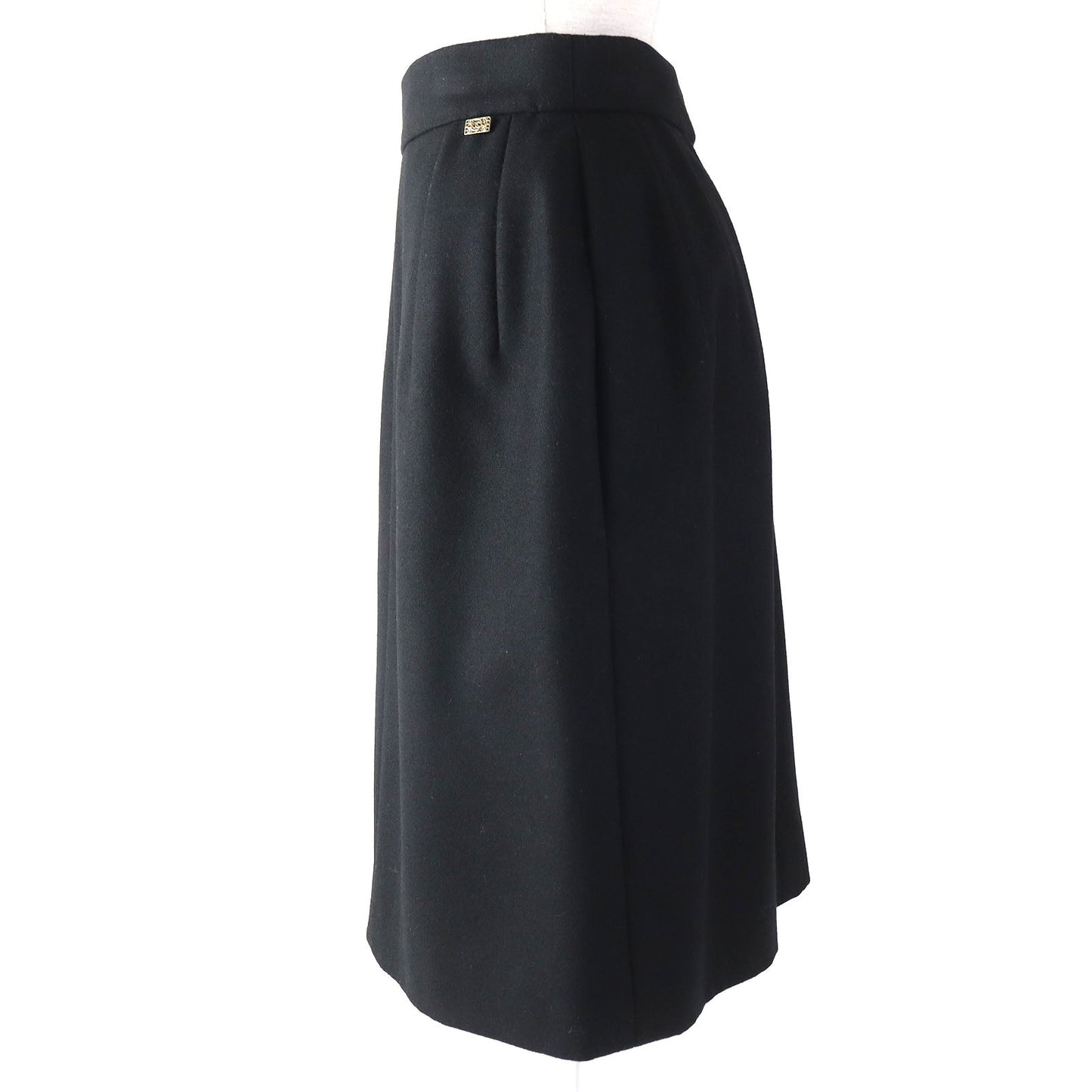 CHANEL skirt P41438 Outer: 75% wool, Outer: 25% cashmere, Lining: 100% silk black Women 38