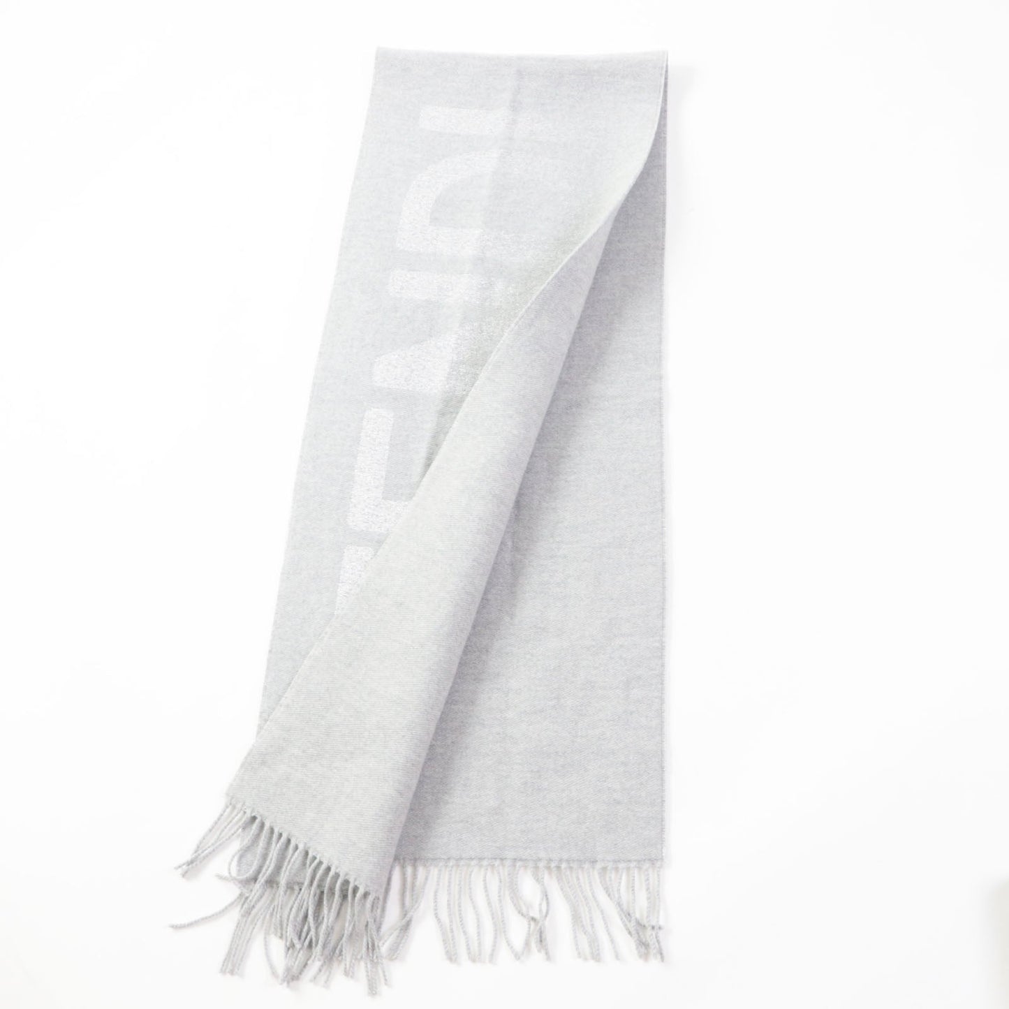FENDI Scarf Main: 60% wool, 23% cashmere, 13% rayon, 4% metal fiber Light Gray Silver FXT485 AROQ TU Women