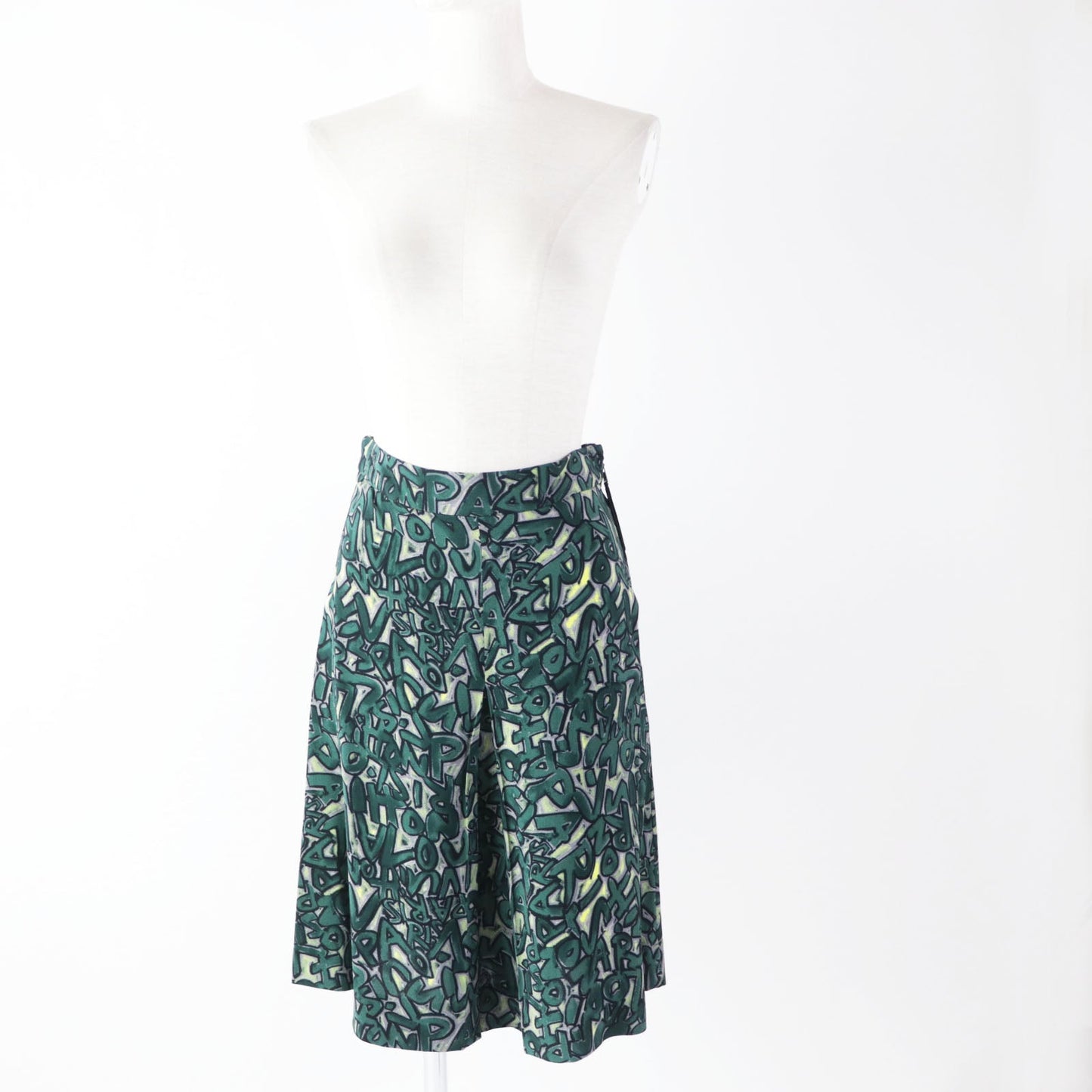 LOUIS VUITTON skirt Outer fabric: 100% rayon Green type Women 34
