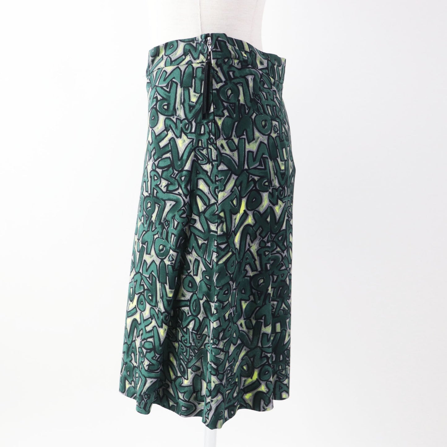 LOUIS VUITTON skirt Outer fabric: 100% rayon Green type Women 34