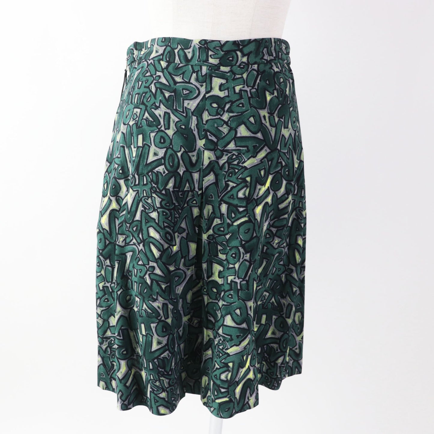 LOUIS VUITTON skirt Outer fabric: 100% rayon Green type Women 34