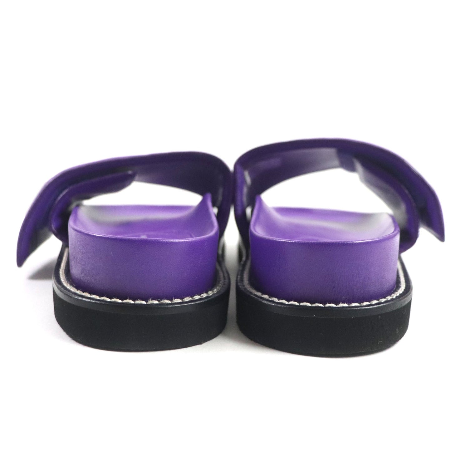 LOUIS VUITTON Sandals Main: Leather purple LV Sunset Line Mules Women 38