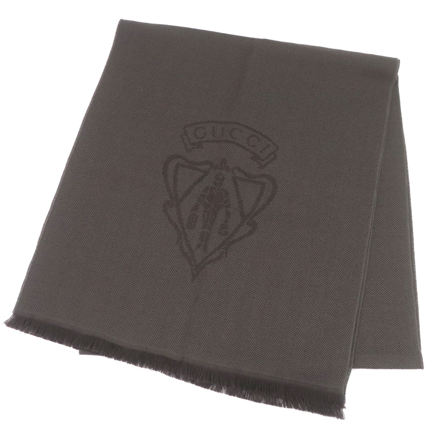 GUCCI Scarf Main: 100% wool Brown mens