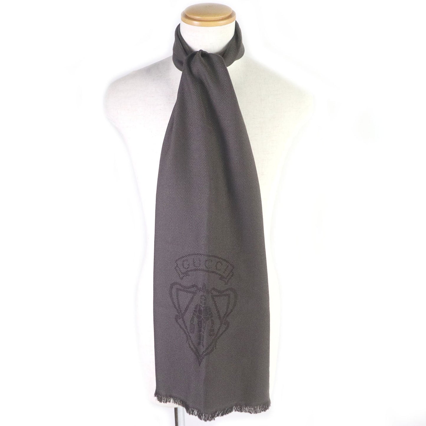GUCCI Scarf Main: 100% wool Brown mens